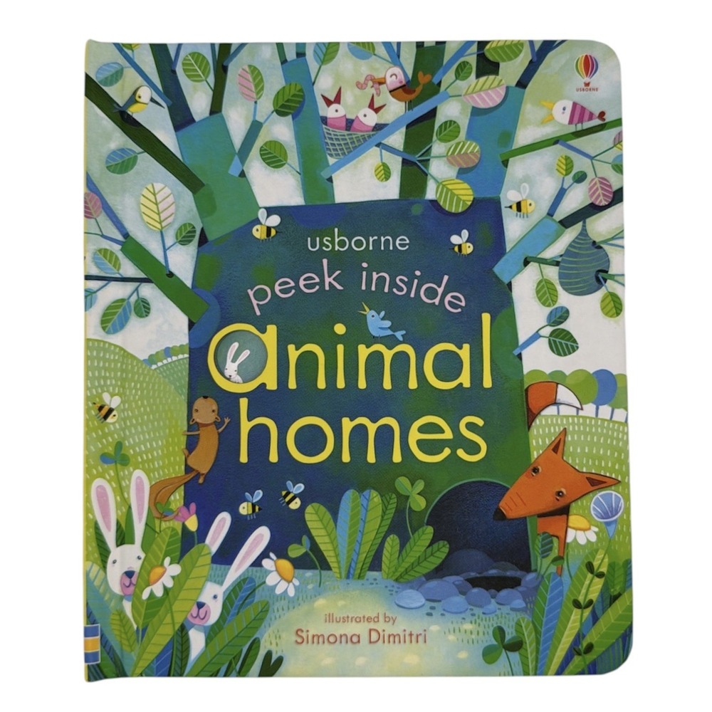 Usborne Peek Inside Board Book: Peek Inside Animal Homes by Anna Milbourne